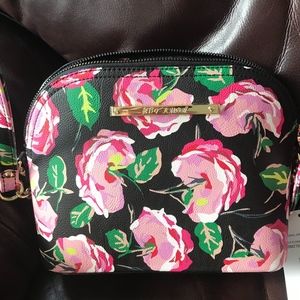 Super Cute Betsey Johnson Floral Crossbody Purse